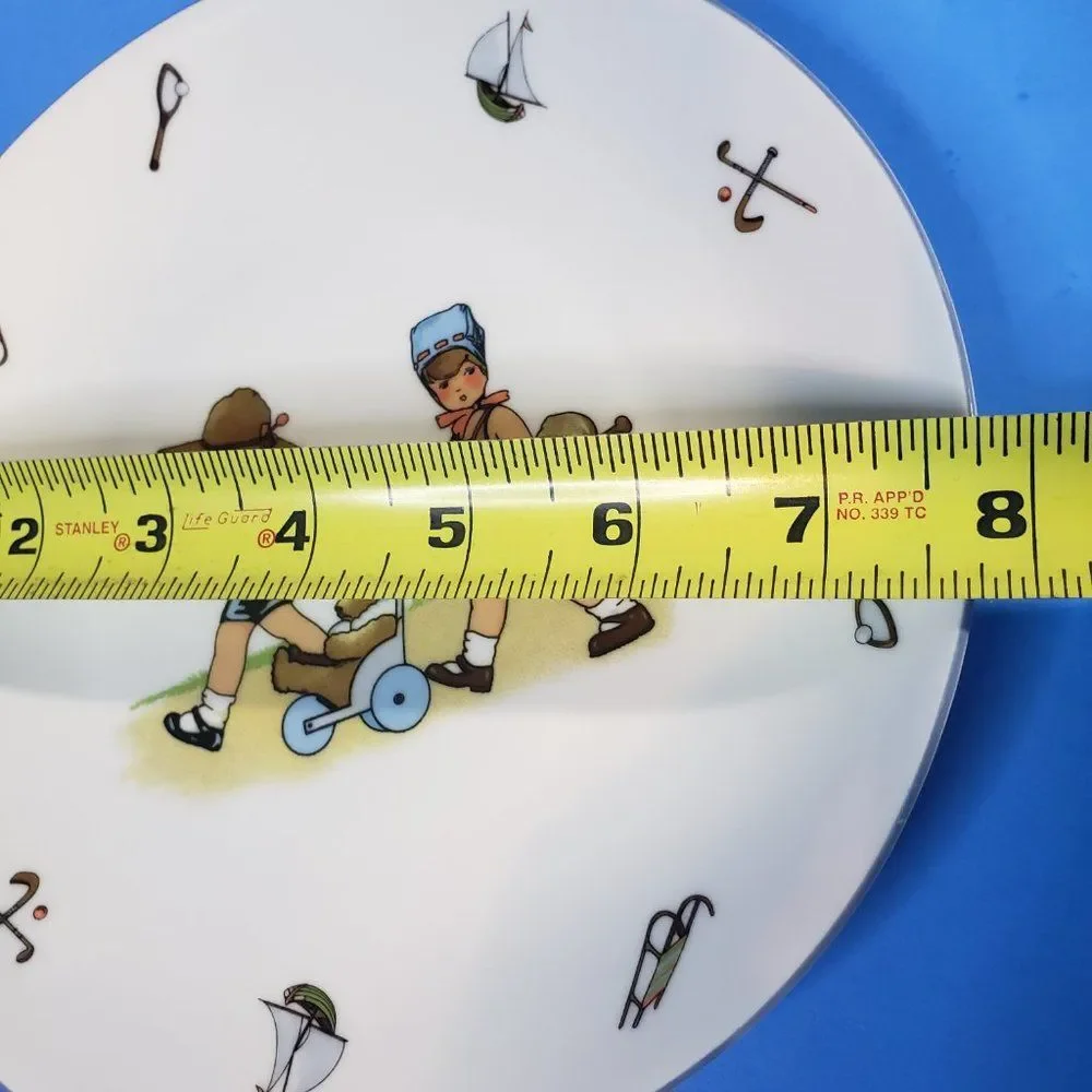 CUTE Pier 1 One Imports Porcelain Nostalgic Children Plates Made in Germany